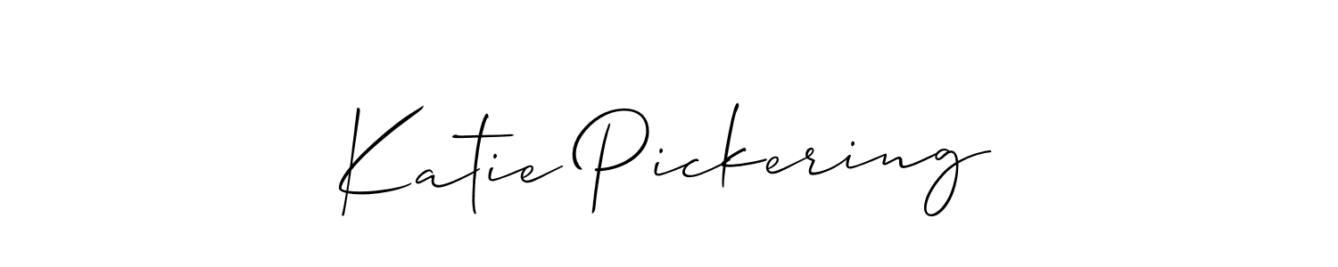 Similarly Allison_Script is the best handwritten signature design. Signature creator online .You can use it as an online autograph creator for name Katie Pickering. Katie Pickering signature style 2 images and pictures png