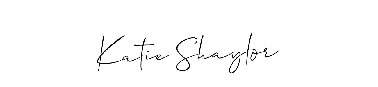 Best and Professional Signature Style for Katie Shaylor. Allison_Script Best Signature Style Collection. Katie Shaylor signature style 2 images and pictures png