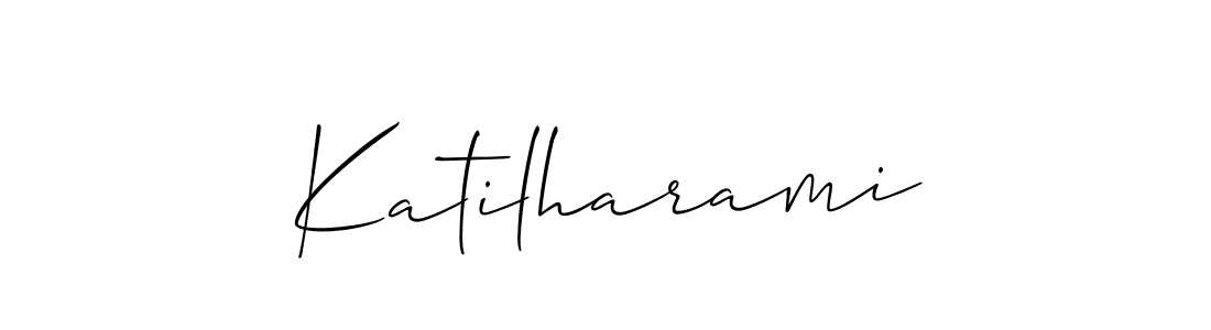 Also we have Katilharami name is the best signature style. Create professional handwritten signature collection using Allison_Script autograph style. Katilharami signature style 2 images and pictures png