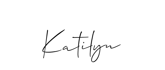 You should practise on your own different ways (Allison_Script) to write your name (Katilyn) in signature. don't let someone else do it for you. Katilyn signature style 2 images and pictures png