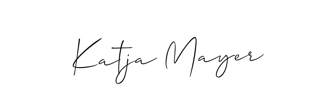 Make a short Katja Mayer signature style. Manage your documents anywhere anytime using Allison_Script. Create and add eSignatures, submit forms, share and send files easily. Katja Mayer signature style 2 images and pictures png