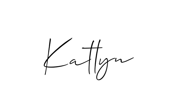 It looks lik you need a new signature style for name Katlyn. Design unique handwritten (Allison_Script) signature with our free signature maker in just a few clicks. Katlyn signature style 2 images and pictures png