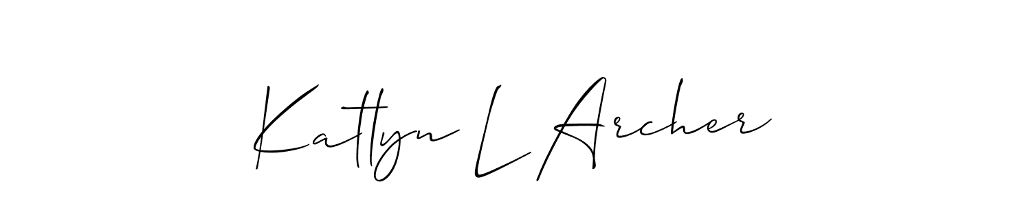 You can use this online signature creator to create a handwritten signature for the name Katlyn L Archer. This is the best online autograph maker. Katlyn L Archer signature style 2 images and pictures png