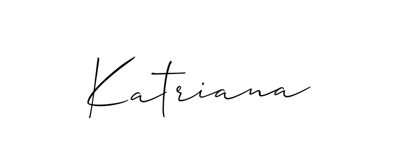 Also You can easily find your signature by using the search form. We will create Katriana name handwritten signature images for you free of cost using Allison_Script sign style. Katriana signature style 2 images and pictures png