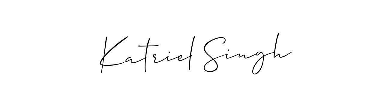 Here are the top 10 professional signature styles for the name Katriel Singh. These are the best autograph styles you can use for your name. Katriel Singh signature style 2 images and pictures png