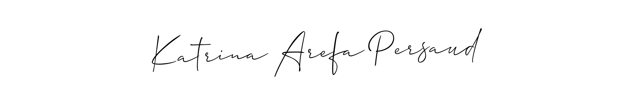 See photos of Katrina Arefa Persaud official signature by Spectra . Check more albums & portfolios. Read reviews & check more about Allison_Script font. Katrina Arefa Persaud signature style 2 images and pictures png