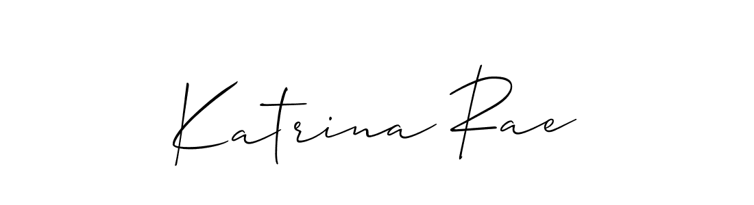 Katrina Rae stylish signature style. Best Handwritten Sign (Allison_Script) for my name. Handwritten Signature Collection Ideas for my name Katrina Rae. Katrina Rae signature style 2 images and pictures png