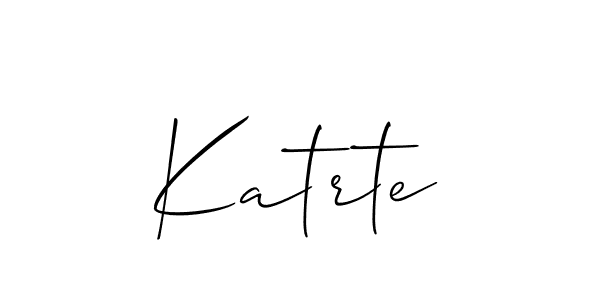 Similarly Allison_Script is the best handwritten signature design. Signature creator online .You can use it as an online autograph creator for name Katrte. Katrte signature style 2 images and pictures png