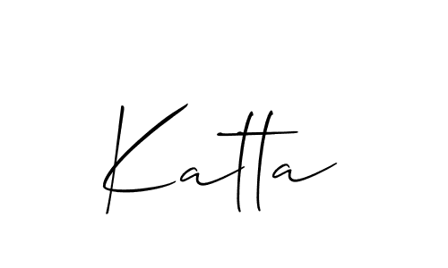 Also You can easily find your signature by using the search form. We will create Katta name handwritten signature images for you free of cost using Allison_Script sign style. Katta signature style 2 images and pictures png