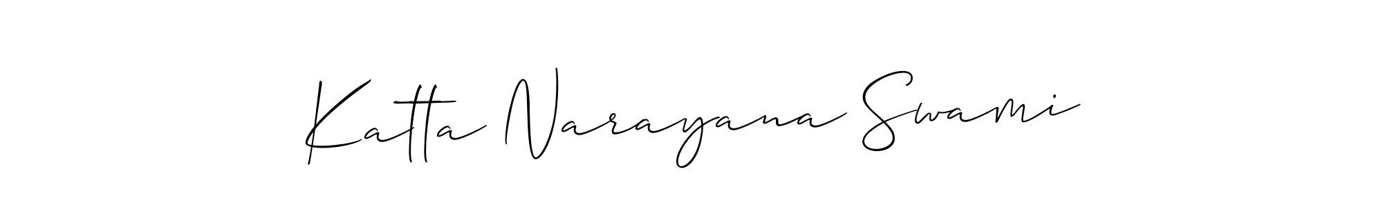 Best and Professional Signature Style for Katta Narayana Swami. Allison_Script Best Signature Style Collection. Katta Narayana Swami signature style 2 images and pictures png