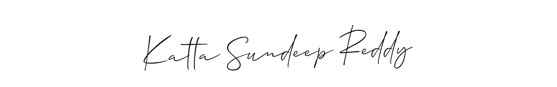 Check out images of Autograph of Katta Sundeep Reddy name. Actor Katta Sundeep Reddy Signature Style. Allison_Script is a professional sign style online. Katta Sundeep Reddy signature style 2 images and pictures png