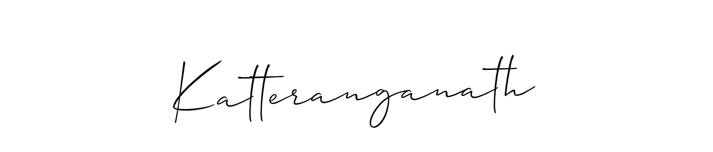 if you are searching for the best signature style for your name Katteranganath. so please give up your signature search. here we have designed multiple signature styles  using Allison_Script. Katteranganath signature style 2 images and pictures png