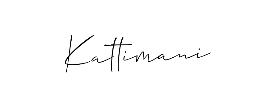 if you are searching for the best signature style for your name Kattimani. so please give up your signature search. here we have designed multiple signature styles  using Allison_Script. Kattimani signature style 2 images and pictures png