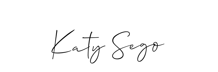 How to make Katy Sego signature? Allison_Script is a professional autograph style. Create handwritten signature for Katy Sego name. Katy Sego signature style 2 images and pictures png