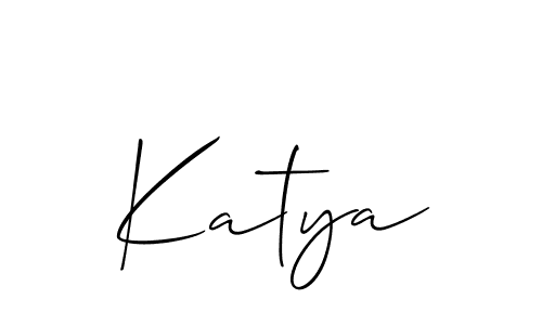 Also we have Katya name is the best signature style. Create professional handwritten signature collection using Allison_Script autograph style. Katya signature style 2 images and pictures png