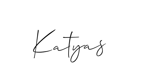 Allison_Script is a professional signature style that is perfect for those who want to add a touch of class to their signature. It is also a great choice for those who want to make their signature more unique. Get Katyas name to fancy signature for free. Katyas signature style 2 images and pictures png