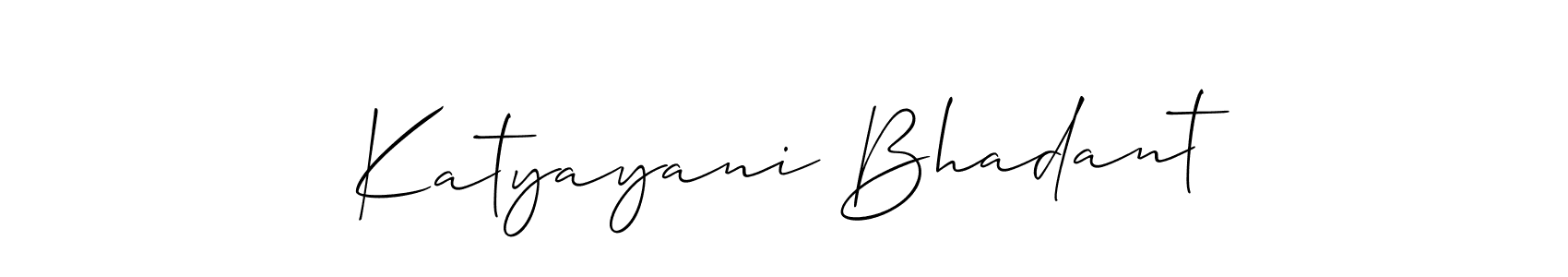 Best and Professional Signature Style for Katyayani Bhadant. Allison_Script Best Signature Style Collection. Katyayani Bhadant signature style 2 images and pictures png