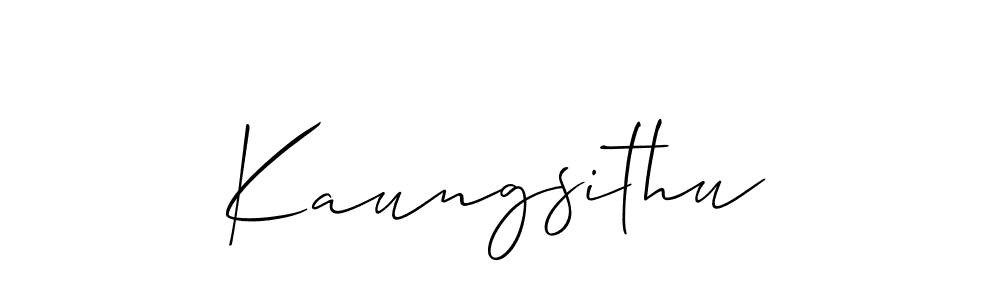 Here are the top 10 professional signature styles for the name Kaungsithu. These are the best autograph styles you can use for your name. Kaungsithu signature style 2 images and pictures png