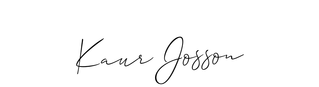 See photos of Kaur Josson official signature by Spectra . Check more albums & portfolios. Read reviews & check more about Allison_Script font. Kaur Josson signature style 2 images and pictures png