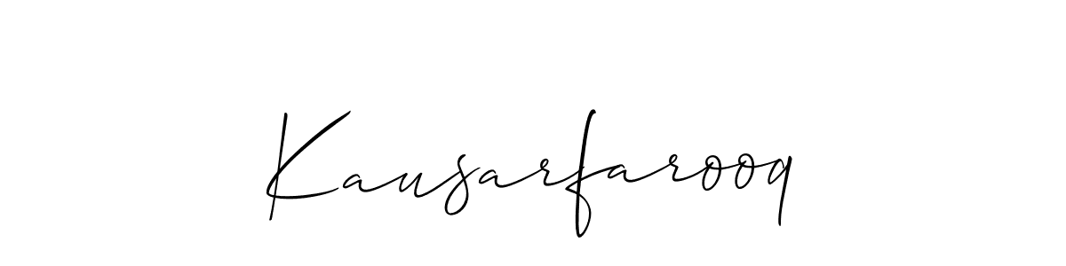 You can use this online signature creator to create a handwritten signature for the name Kausarfarooq. This is the best online autograph maker. Kausarfarooq signature style 2 images and pictures png