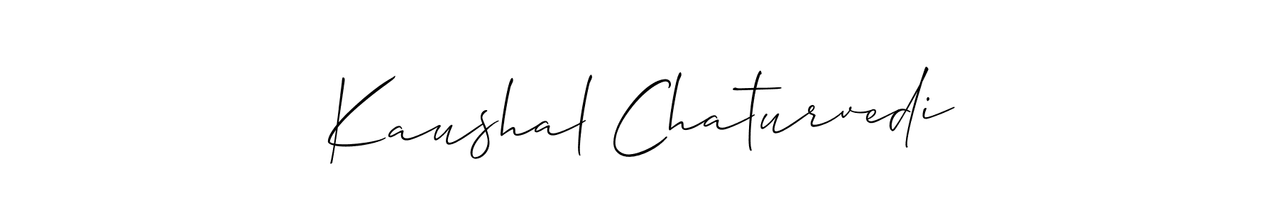 Make a beautiful signature design for name Kaushal Chaturvedi. Use this online signature maker to create a handwritten signature for free. Kaushal Chaturvedi signature style 2 images and pictures png