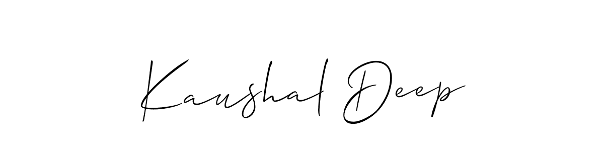 Also You can easily find your signature by using the search form. We will create Kaushal Deep name handwritten signature images for you free of cost using Allison_Script sign style. Kaushal Deep signature style 2 images and pictures png