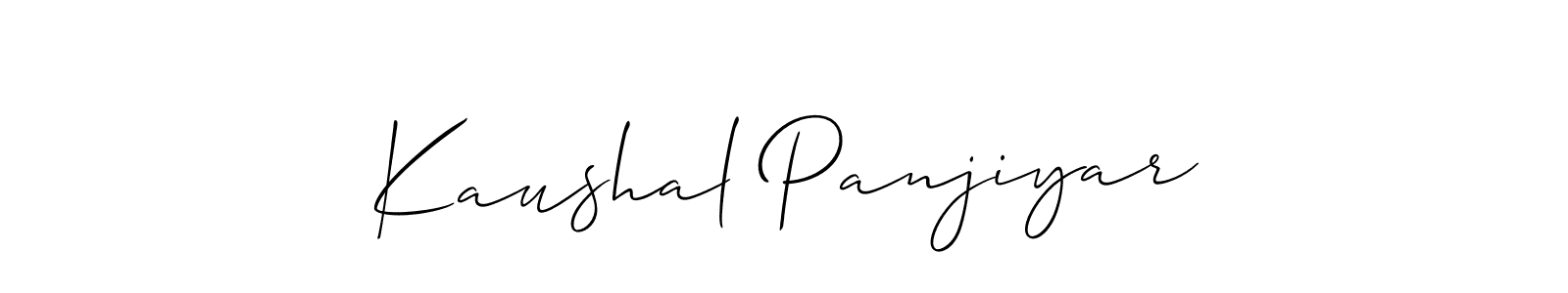 Check out images of Autograph of Kaushal Panjiyar name. Actor Kaushal Panjiyar Signature Style. Allison_Script is a professional sign style online. Kaushal Panjiyar signature style 2 images and pictures png