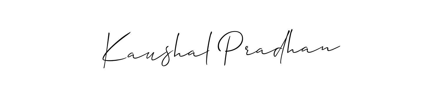 Check out images of Autograph of Kaushal Pradhan name. Actor Kaushal Pradhan Signature Style. Allison_Script is a professional sign style online. Kaushal Pradhan signature style 2 images and pictures png