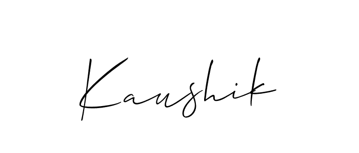 Also You can easily find your signature by using the search form. We will create Kaushik name handwritten signature images for you free of cost using Allison_Script sign style. Kaushik signature style 2 images and pictures png