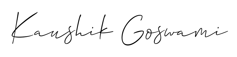 Here are the top professional signature styles for the name Kaushik Goswami. These are the best autograph styles you can use for your name. Kaushik Goswami signature style 2 images and pictures png