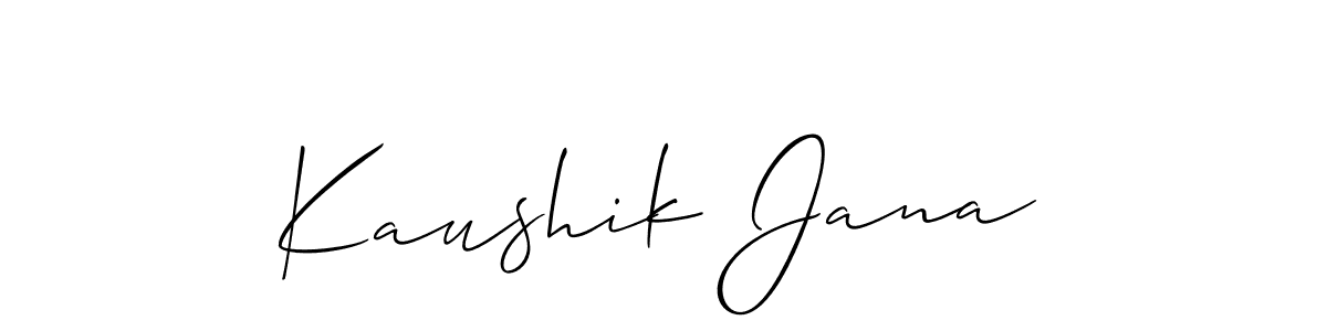 You can use this online signature creator to create a handwritten signature for the name Kaushik Jana. This is the best online autograph maker. Kaushik Jana signature style 2 images and pictures png