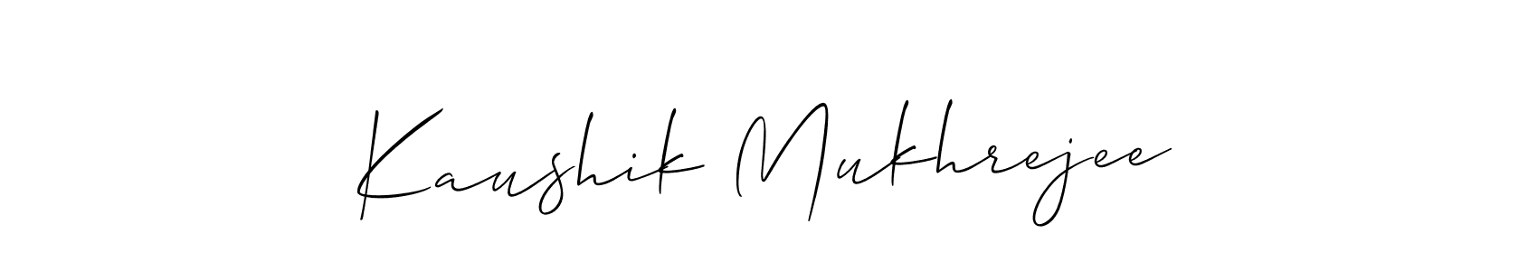 See photos of Kaushik Mukhrejee official signature by Spectra . Check more albums & portfolios. Read reviews & check more about Allison_Script font. Kaushik Mukhrejee signature style 2 images and pictures png