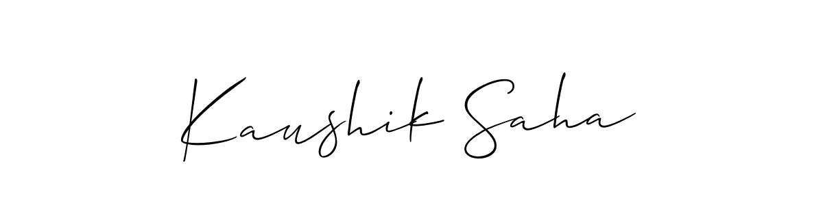 Once you've used our free online signature maker to create your best signature Allison_Script style, it's time to enjoy all of the benefits that Kaushik Saha name signing documents. Kaushik Saha signature style 2 images and pictures png