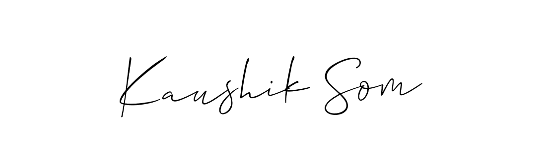 Once you've used our free online signature maker to create your best signature Allison_Script style, it's time to enjoy all of the benefits that Kaushik Som name signing documents. Kaushik Som signature style 2 images and pictures png