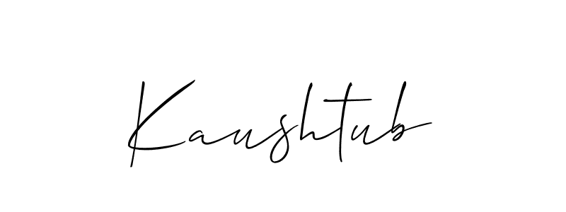 Make a beautiful signature design for name Kaushtub. Use this online signature maker to create a handwritten signature for free. Kaushtub signature style 2 images and pictures png