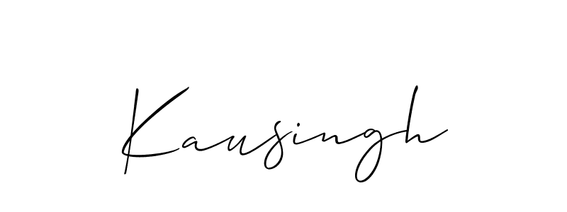 Kausingh stylish signature style. Best Handwritten Sign (Allison_Script) for my name. Handwritten Signature Collection Ideas for my name Kausingh. Kausingh signature style 2 images and pictures png