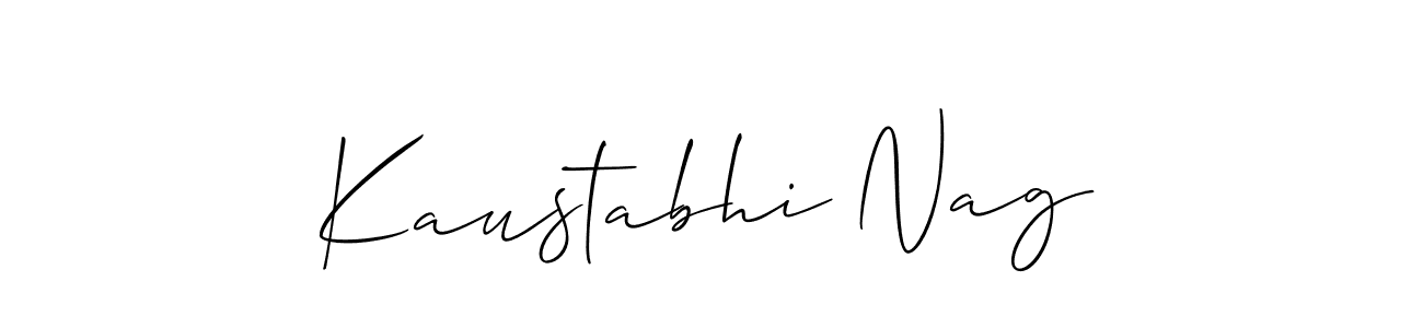 Kaustabhi Nag stylish signature style. Best Handwritten Sign (Allison_Script) for my name. Handwritten Signature Collection Ideas for my name Kaustabhi Nag. Kaustabhi Nag signature style 2 images and pictures png