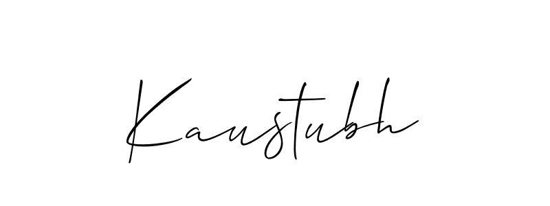How to Draw Kaustubh signature style? Allison_Script is a latest design signature styles for name Kaustubh. Kaustubh signature style 2 images and pictures png