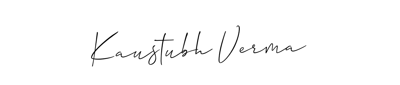 You can use this online signature creator to create a handwritten signature for the name Kaustubh Verma. This is the best online autograph maker. Kaustubh Verma signature style 2 images and pictures png