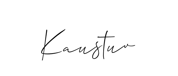 Make a short Kaustuv signature style. Manage your documents anywhere anytime using Allison_Script. Create and add eSignatures, submit forms, share and send files easily. Kaustuv signature style 2 images and pictures png