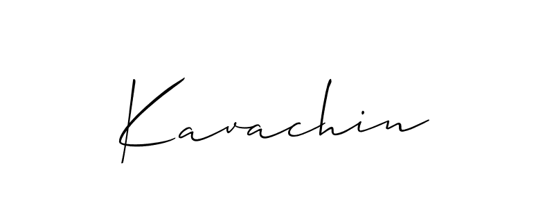 Also we have Kavachin name is the best signature style. Create professional handwritten signature collection using Allison_Script autograph style. Kavachin signature style 2 images and pictures png