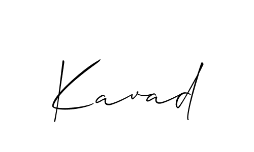 How to Draw Kavad signature style? Allison_Script is a latest design signature styles for name Kavad. Kavad signature style 2 images and pictures png