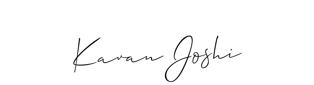 Similarly Allison_Script is the best handwritten signature design. Signature creator online .You can use it as an online autograph creator for name Kavan Joshi. Kavan Joshi signature style 2 images and pictures png