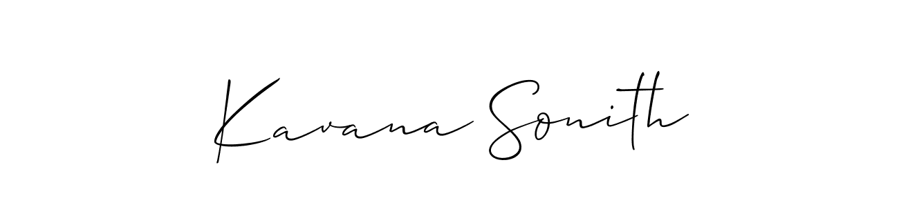 Once you've used our free online signature maker to create your best signature Allison_Script style, it's time to enjoy all of the benefits that Kavana Sonith name signing documents. Kavana Sonith signature style 2 images and pictures png