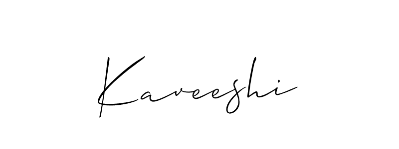 Design your own signature with our free online signature maker. With this signature software, you can create a handwritten (Allison_Script) signature for name Kaveeshi. Kaveeshi signature style 2 images and pictures png