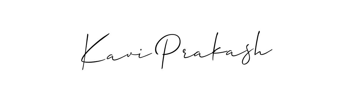Also we have Kavi Prakash name is the best signature style. Create professional handwritten signature collection using Allison_Script autograph style. Kavi Prakash signature style 2 images and pictures png