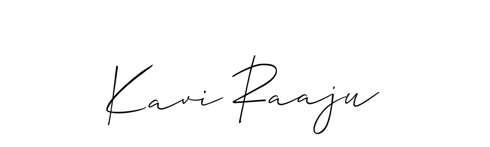 It looks lik you need a new signature style for name Kavi Raaju. Design unique handwritten (Allison_Script) signature with our free signature maker in just a few clicks. Kavi Raaju signature style 2 images and pictures png