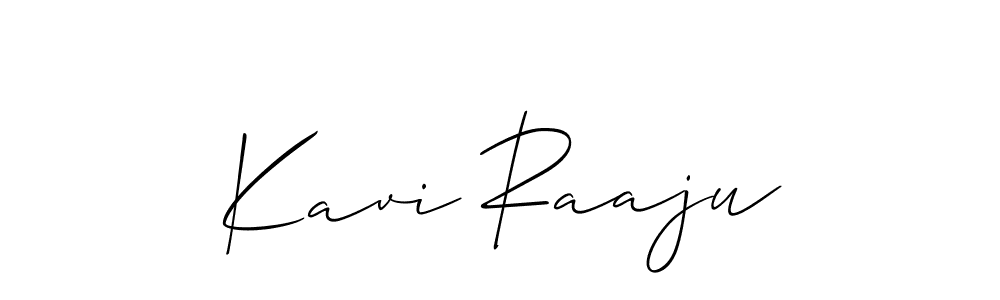 Also You can easily find your signature by using the search form. We will create Kavi Raaju name handwritten signature images for you free of cost using Allison_Script sign style. Kavi Raaju signature style 2 images and pictures png