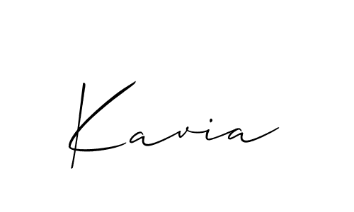 Design your own signature with our free online signature maker. With this signature software, you can create a handwritten (Allison_Script) signature for name Kavia. Kavia signature style 2 images and pictures png