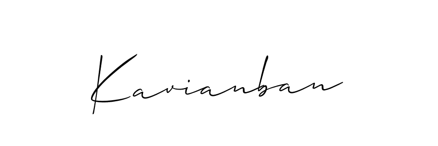 Make a beautiful signature design for name Kavianban. Use this online signature maker to create a handwritten signature for free. Kavianban signature style 2 images and pictures png